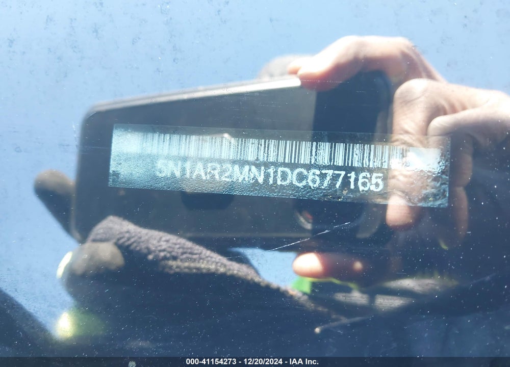 2013 NISSAN PATHFINDER SV VIN: 5N1AR2MN1DC677165