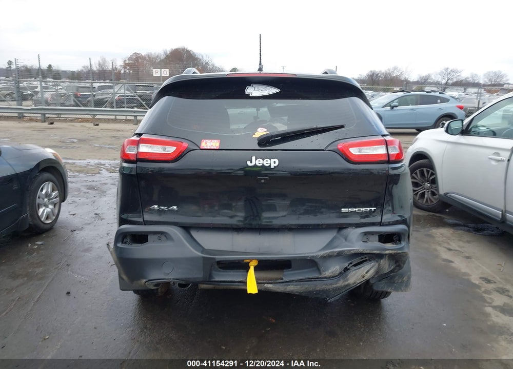 2016 JEEP CHEROKEE SPORT VIN: 1C4PJMAB5GW154567