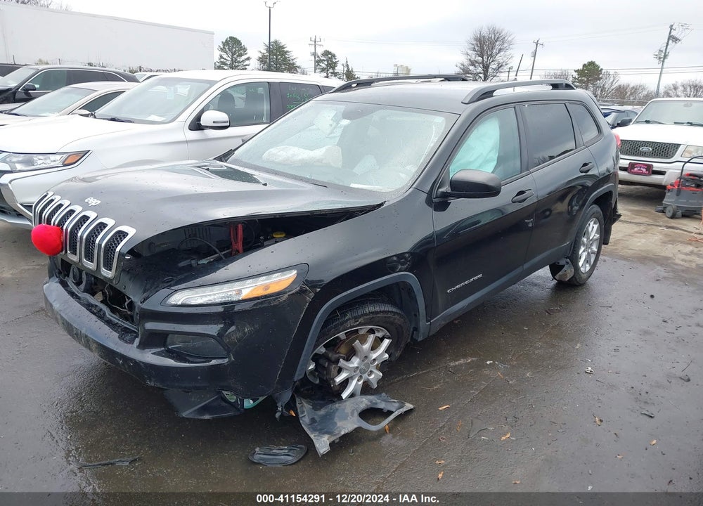 2016 JEEP CHEROKEE SPORT VIN: 1C4PJMAB5GW154567