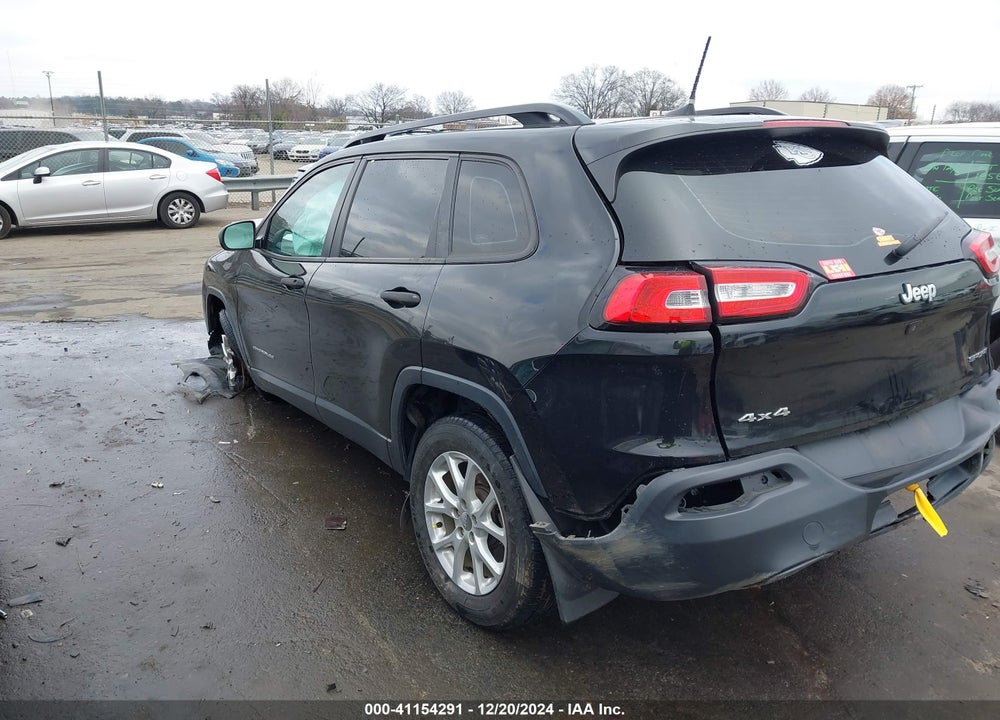 2016 JEEP CHEROKEE SPORT VIN: 1C4PJMAB5GW154567