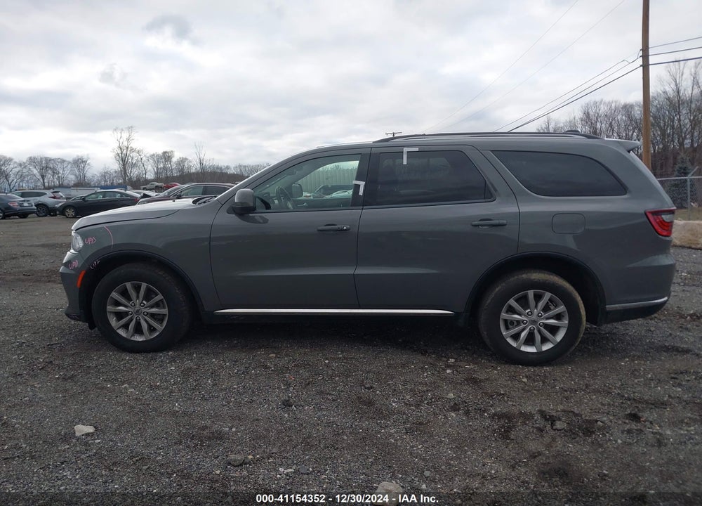 2022 DODGE DURANGO SXT AWD VIN: 1C4RDJAG8NC108286