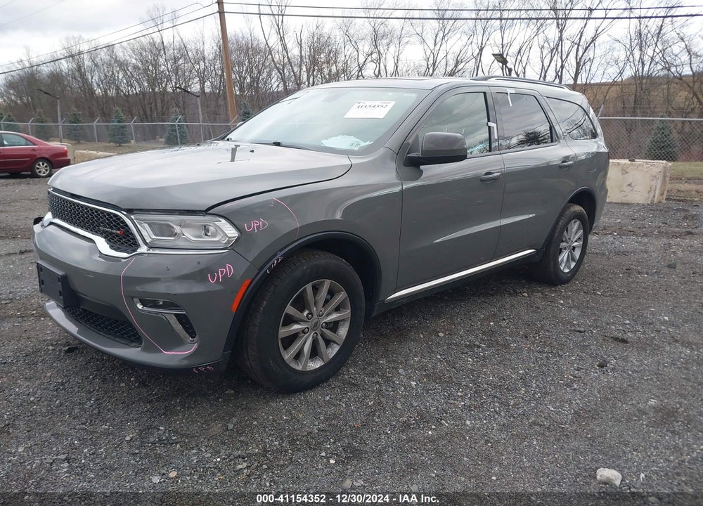 2022 DODGE DURANGO SXT AWD VIN: 1C4RDJAG8NC108286