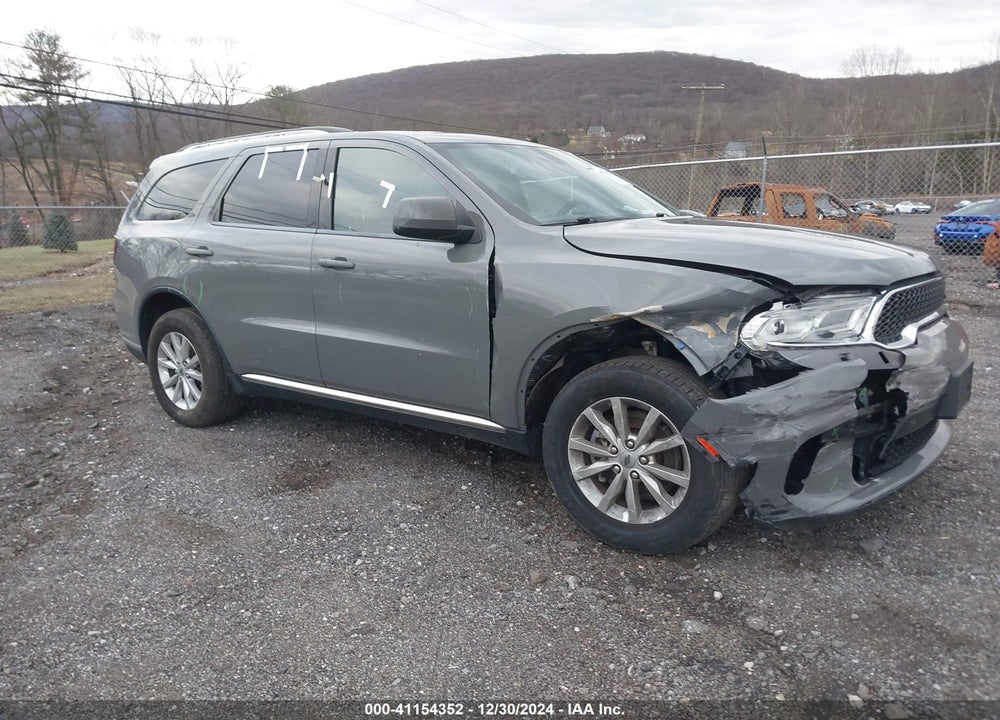 2022 DODGE DURANGO SXT AWD VIN: 1C4RDJAG8NC108286