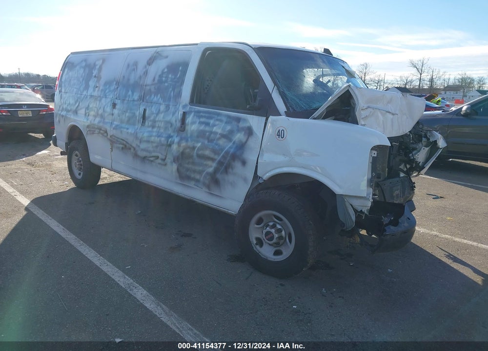 2021 GMC SAVANA CARGO RWD 3500 EXTENDED WHEELBASE WORK VAN VIN: 1GTZ7HF72M1199378