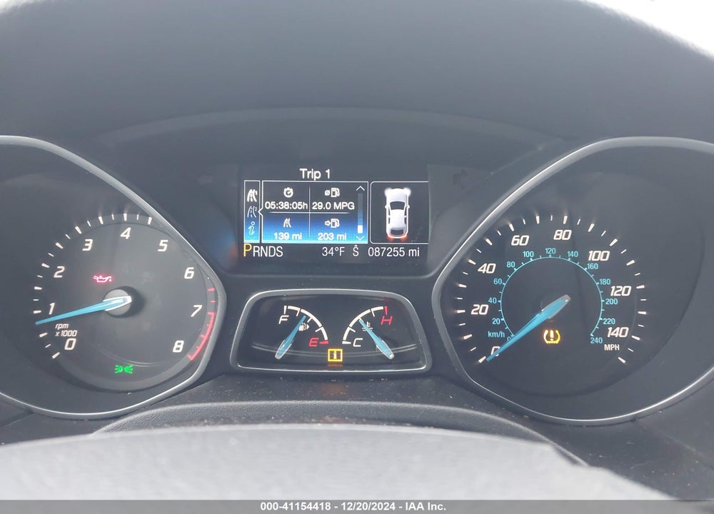 2014 FORD FOCUS VIN: 1FADP3N22EL129572