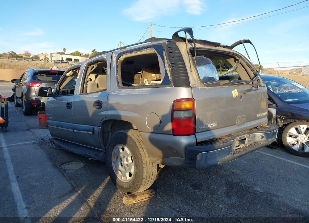 2003 CHEVROLET TAHOE VIN: 1GNEC13T73J337859