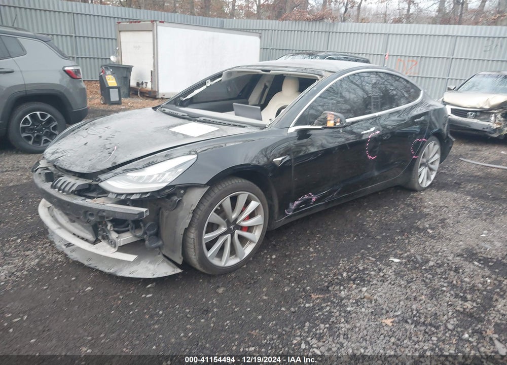 2019 TESLA MODEL 3 LONG RANGE/PERFORMANCE VIN: 5YJ3E1EB4KF434215