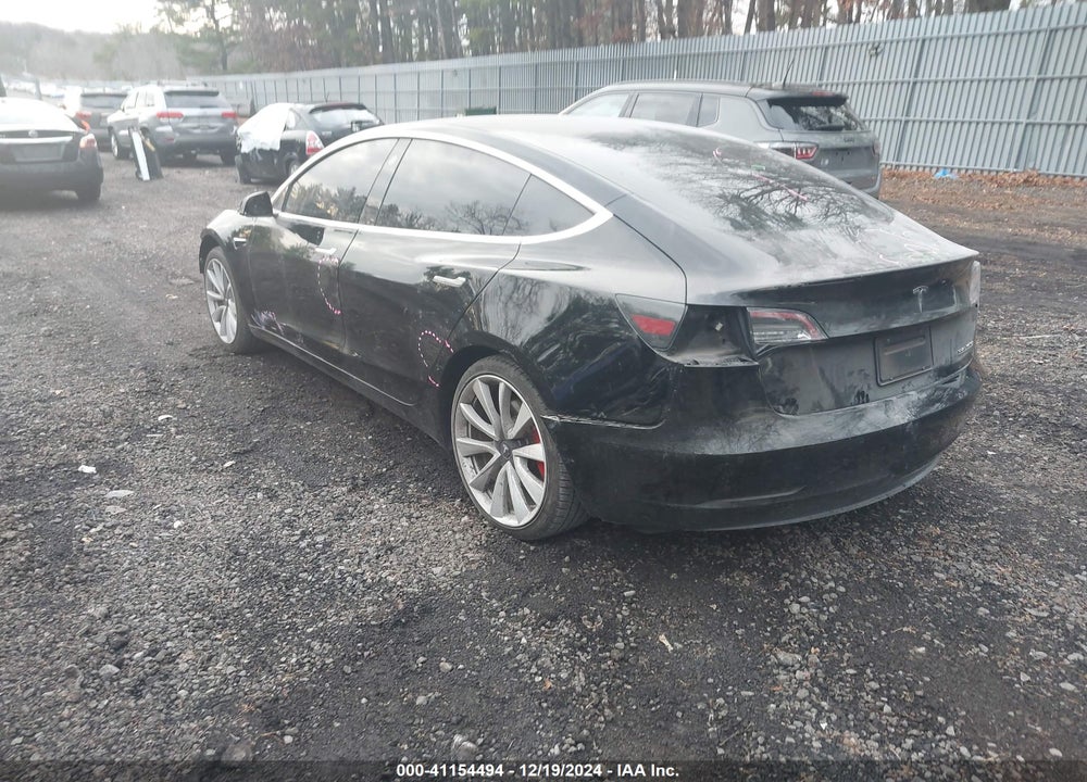 2019 TESLA MODEL 3 LONG RANGE/PERFORMANCE VIN: 5YJ3E1EB4KF434215