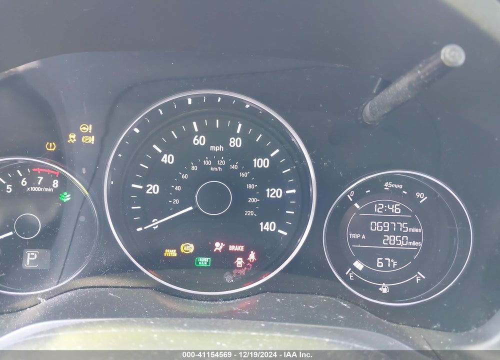 2019 HONDA HR-V SPORT VIN: 3CZRU5H11KM700724