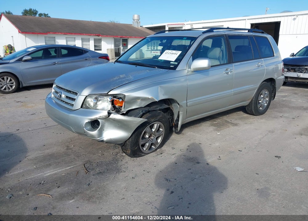 2005 TOYOTA HIGHLANDER V6 VIN: JTEEP21A250100432