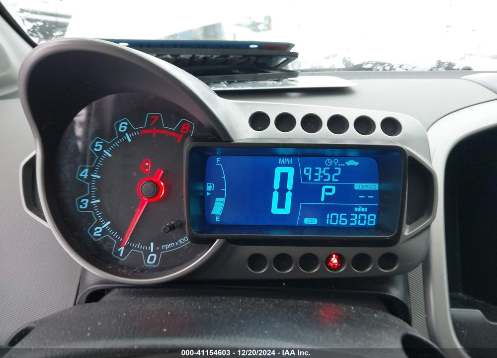 2016 CHEVROLET SONIC VIN: 1G1JC5SH7G4151554