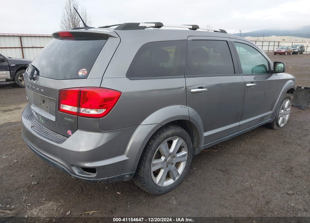 2013 DODGE JOURNEY CREW VIN: 3C4PDDDG4DT716667