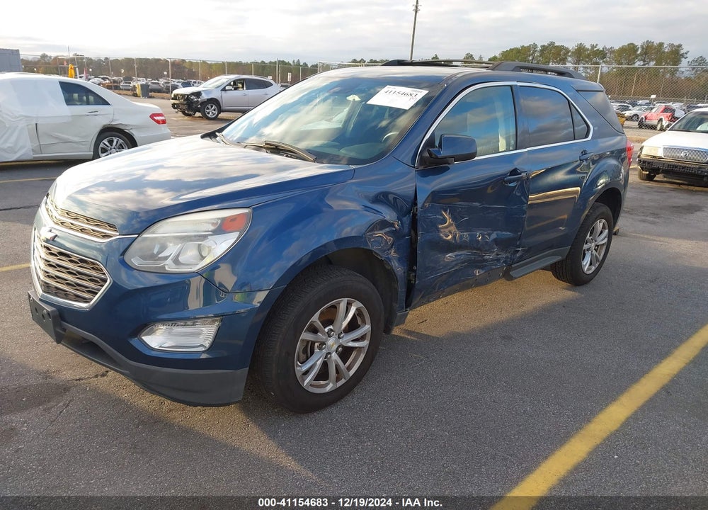 2016 CHEVROLET EQUINOX LT VIN: 2GNALCEK6G6347574