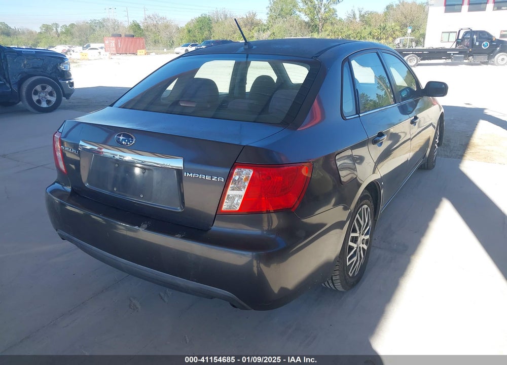 2009 SUBARU IMPREZA VIN: JF1GE61659H508054