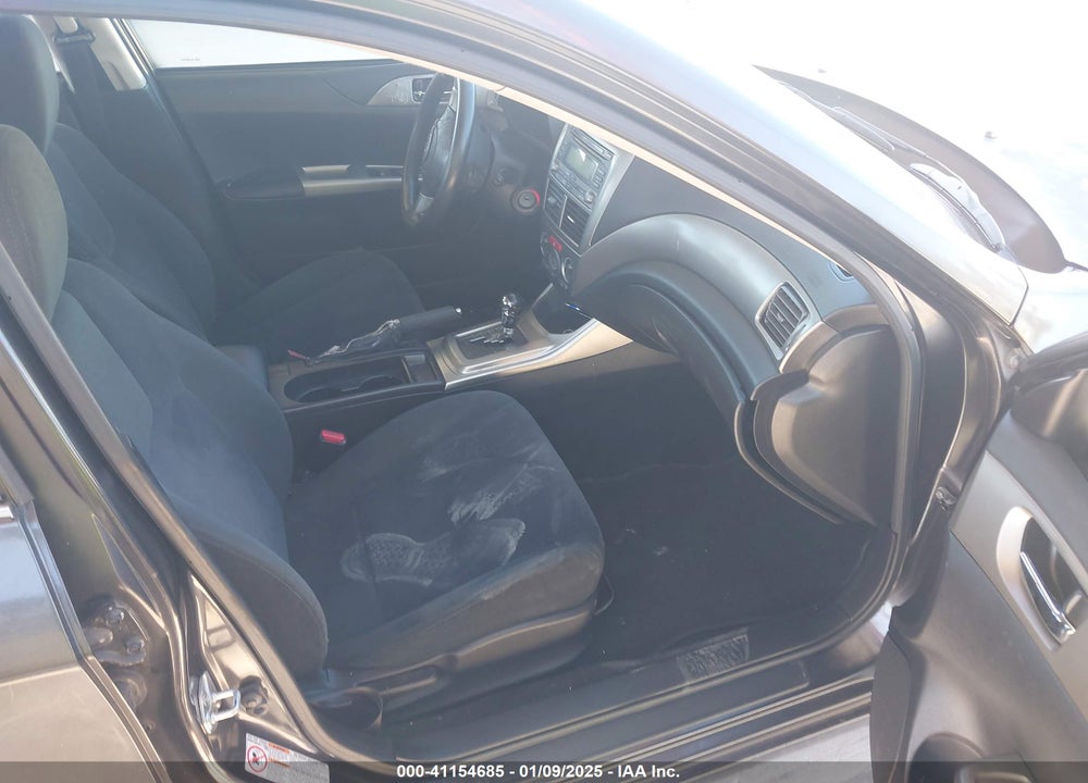 2009 SUBARU IMPREZA VIN: JF1GE61659H508054
