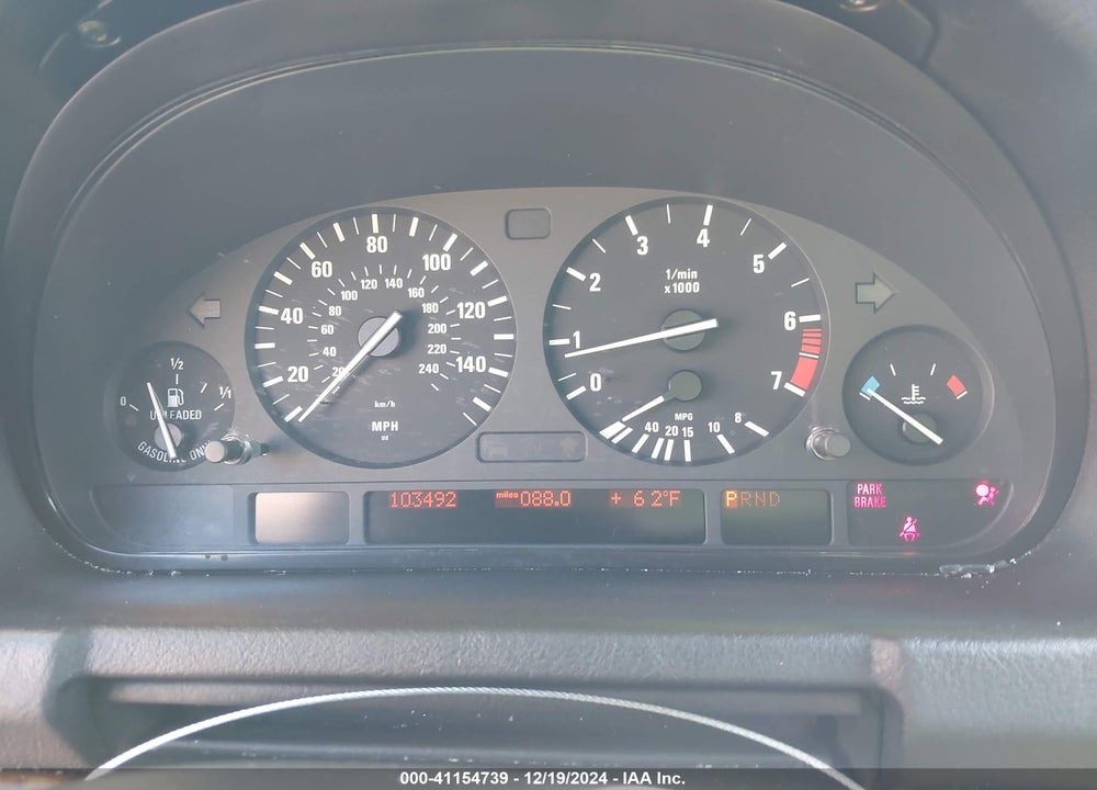 2003 BMW X5 3.0I VIN: 5UXFA53513LV75012