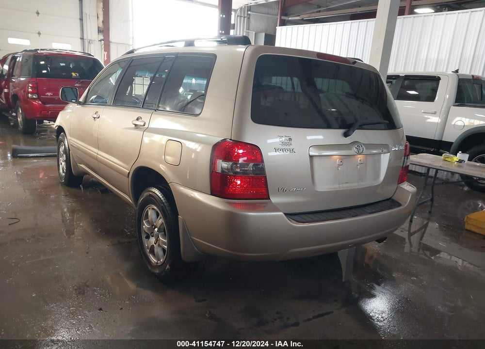 2006 TOYOTA HIGHLANDER V6 VIN: JTEEP21A860175380