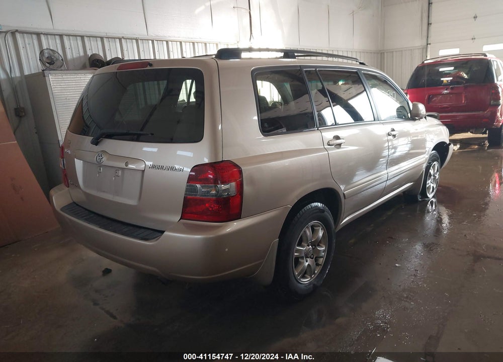 2006 TOYOTA HIGHLANDER V6 VIN: JTEEP21A860175380