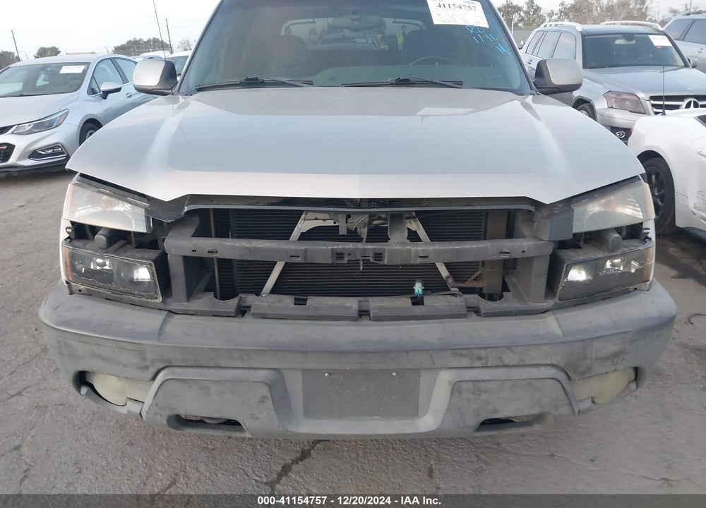 2002 CHEVROLET AVALANCHE 1500 VIN: 3GNEC13T12G304811