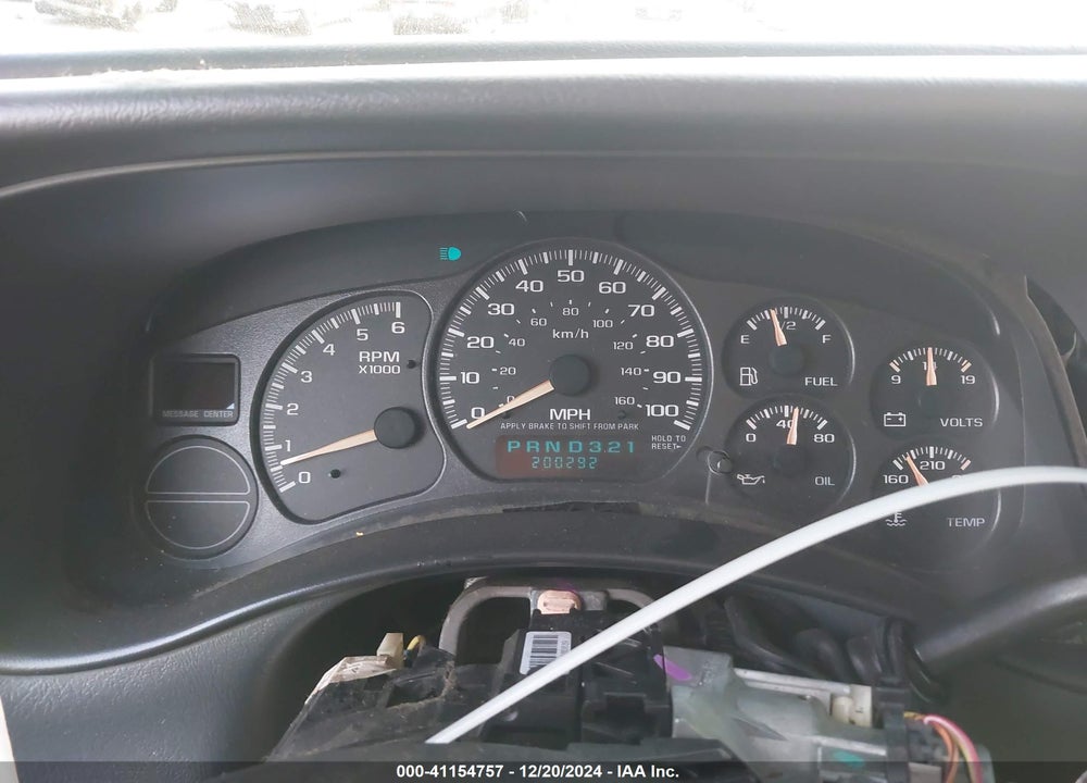 2002 CHEVROLET AVALANCHE 1500 VIN: 3GNEC13T12G304811