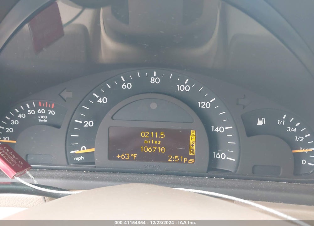 2002 MERCEDES-BENZ C 240 VIN: WDBRF61J62F165968