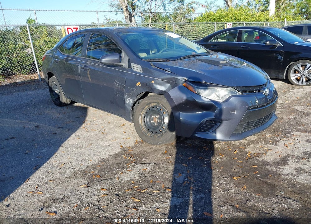 2015 TOYOTA COROLLA LE VIN: 2T1BURHE1FC268846