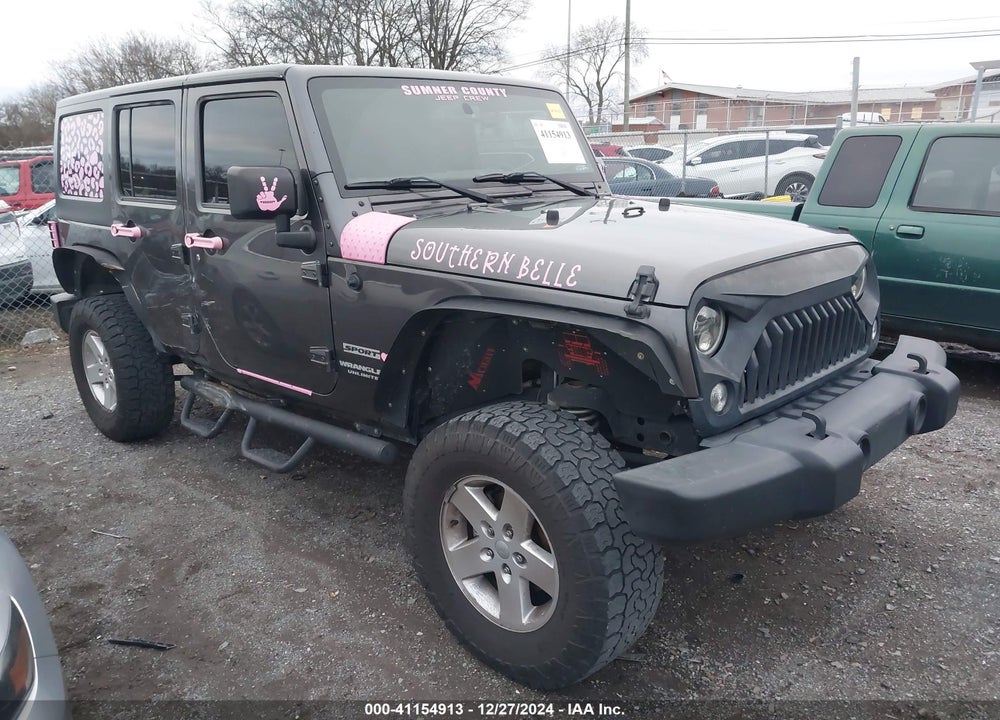 2017 JEEP WRANGLER UNLIMITED SPORT 4X4 VIN: 1C4BJWDG3HL558841