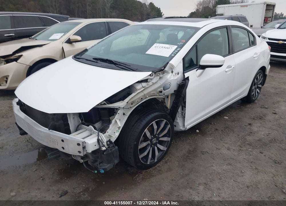 2014 HONDA CIVIC EX-L VIN: 19XFB2F93EE056874