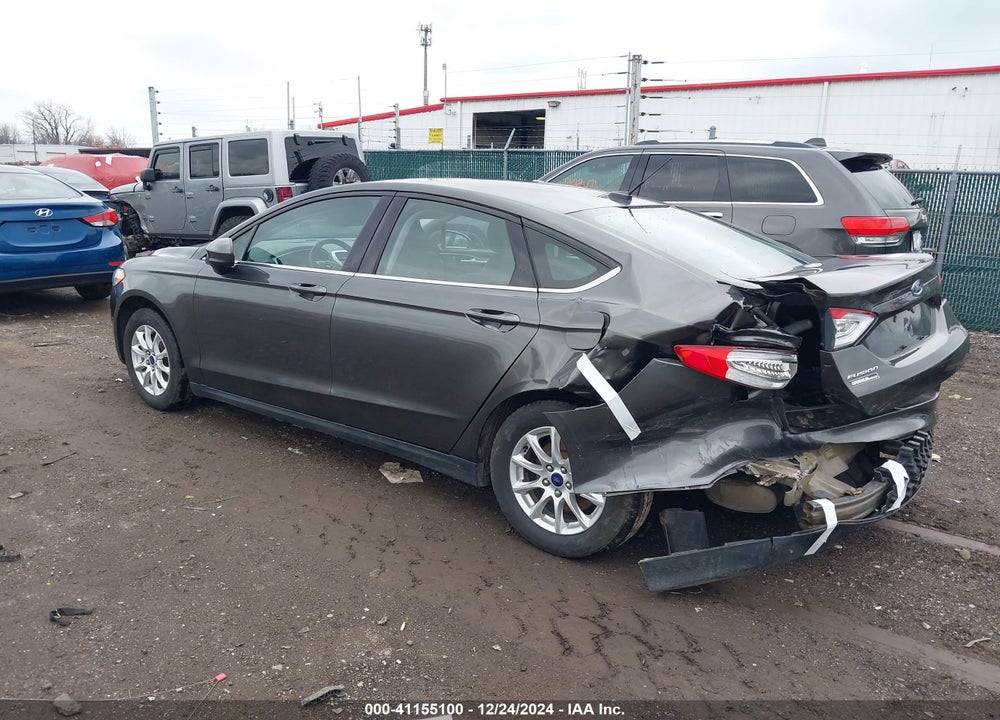 2016 FORD FUSION VIN: 3FA6P0G77GR184796