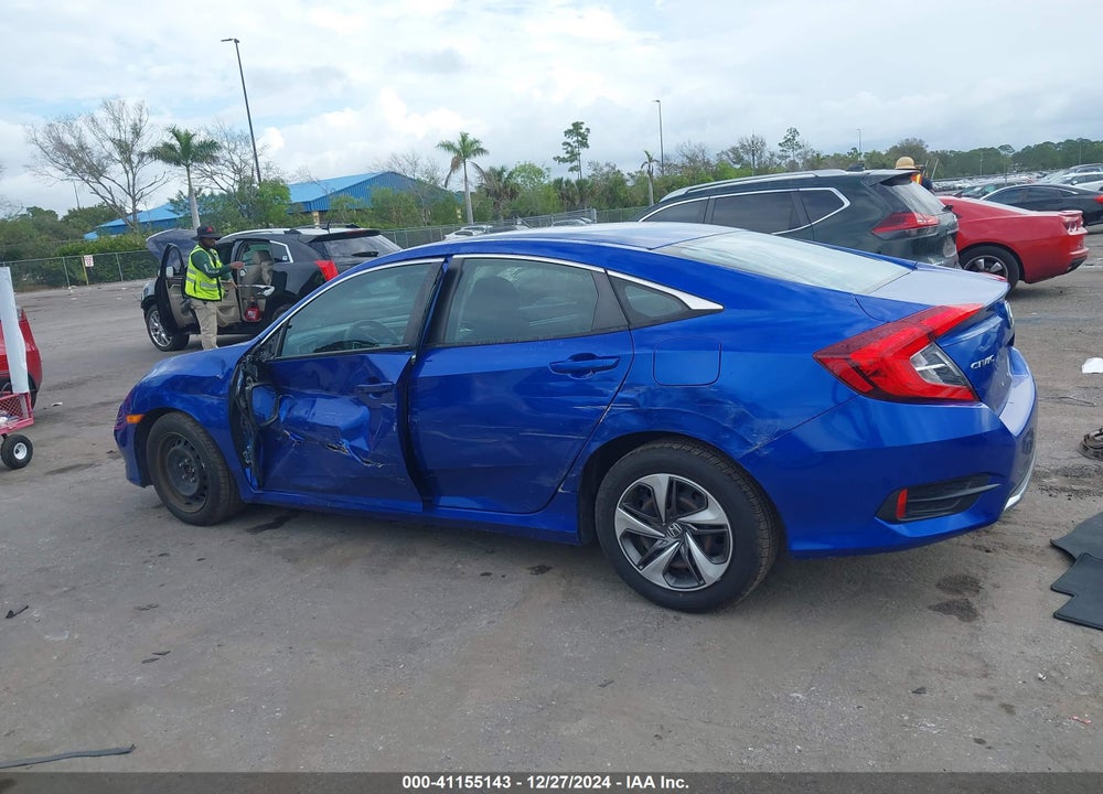 2019 HONDA CIVIC LX VIN: 19XFC2F6XKE047765