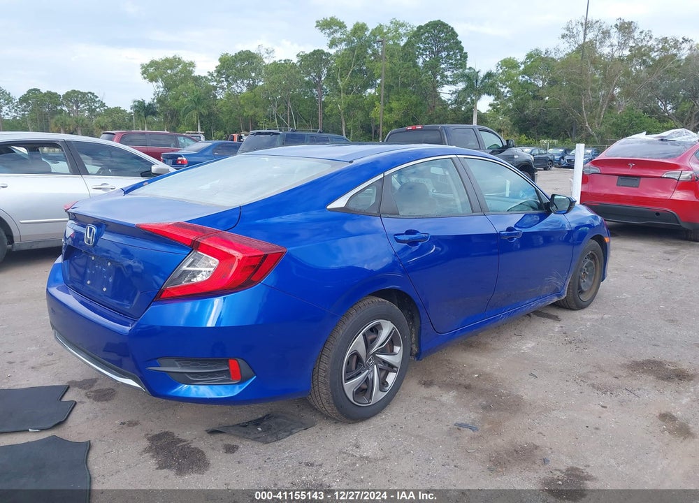 2019 HONDA CIVIC LX VIN: 19XFC2F6XKE047765