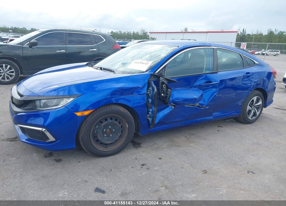 2019 HONDA CIVIC LX VIN: 19XFC2F6XKE047765