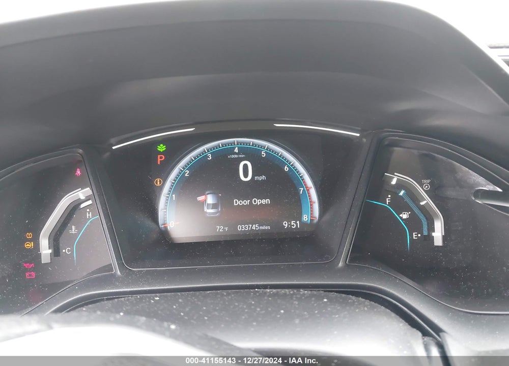 2019 HONDA CIVIC LX VIN: 19XFC2F6XKE047765