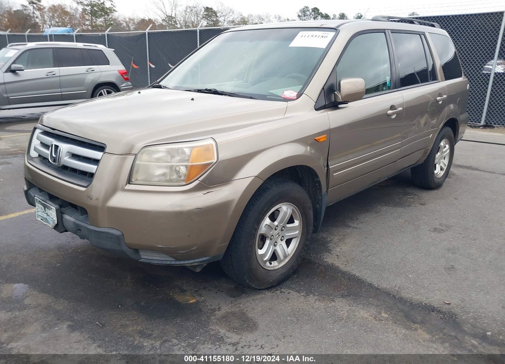2008 HONDA PILOT VP VIN: 5FNYF28238B003846
