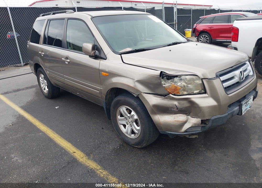 2008 HONDA PILOT VP VIN: 5FNYF28238B003846