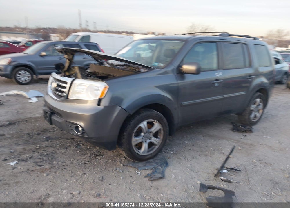 2013 HONDA PILOT EX-L VIN: 5FNYF4H54DB017092