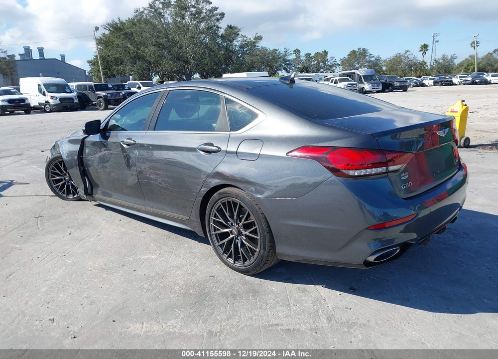 2020 GENESIS G80 VIN: KMTFN4JE9LU332627