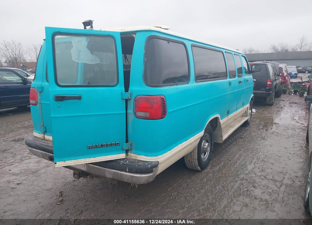 2000 DODGE RAM WAGON 3500 VIN: 2B5WB35Z9YK176660