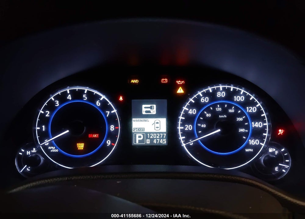 2010 INFINITI G37X VIN: JN1CV6AR4AM450990