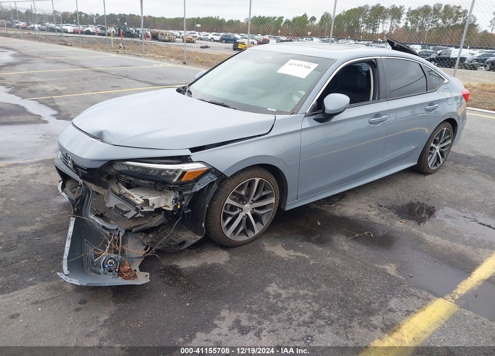 2022 HONDA CIVIC TOURING VIN: 2HGFE1F93NH316858