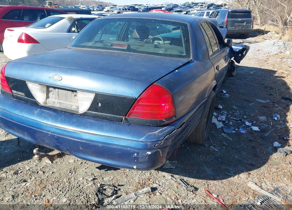 2004 FORD CROWN VICTORIA POLICE VIN: 2FAFP71W34X185174