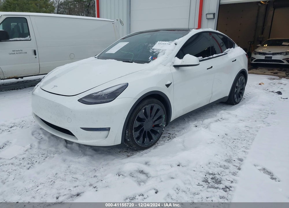 2022 TESLA MODEL Y PERFORMANCE DUAL MOTOR ALL-WHEEL DRIVE VIN: 7SAYGDEF6NF510920