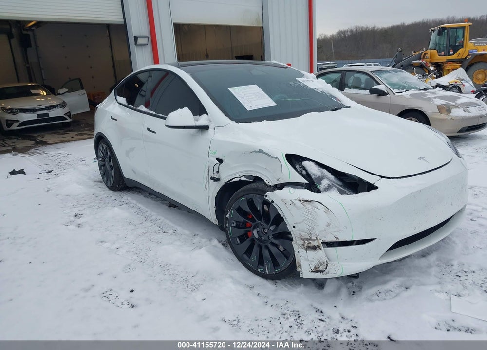 2022 TESLA MODEL Y PERFORMANCE DUAL MOTOR ALL-WHEEL DRIVE VIN: 7SAYGDEF6NF510920