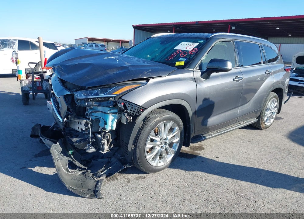 2021 TOYOTA HIGHLANDER LIMITED VIN: 5TDYZRAH8MS039844