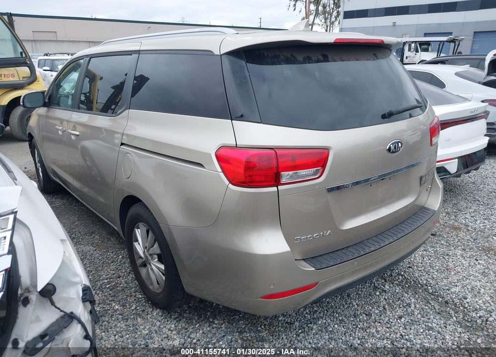 2016 KIA SEDONA LX VIN: KNDMB5C1XG6164747