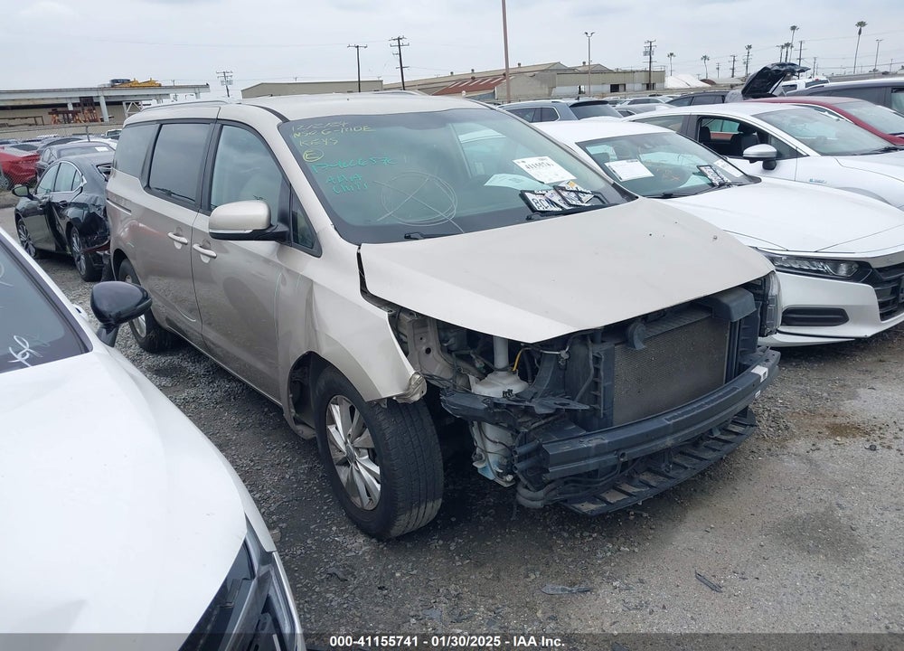2016 KIA SEDONA LX VIN: KNDMB5C1XG6164747