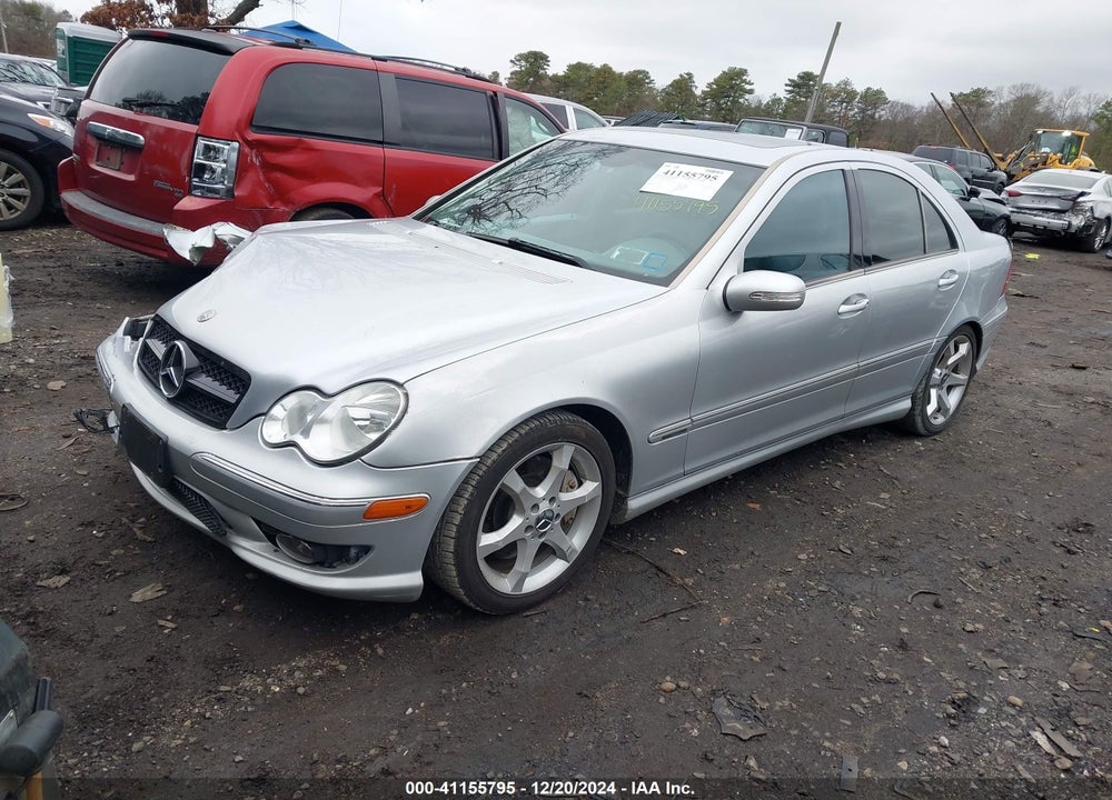 2007 MERCEDES-BENZ C 230 SPORT VIN: WDBRF52H87A941155