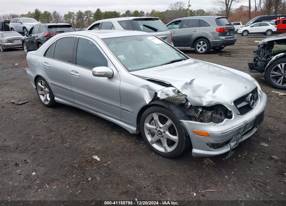 2007 MERCEDES-BENZ C 230 SPORT VIN: WDBRF52H87A941155