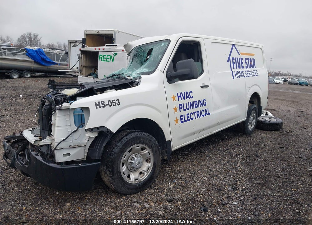 2021 NISSAN NV CARGO NV2500 HD SV STANDARD ROOF V6 VIN: 1N6BF0KY5MN800373