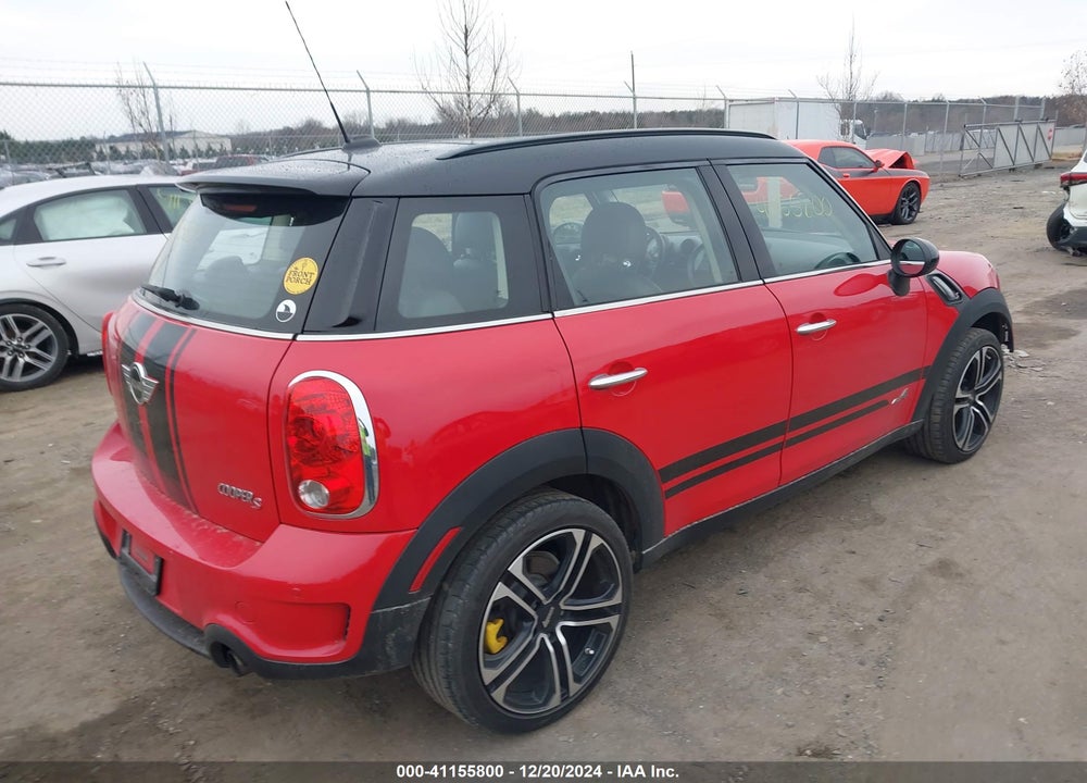 2012 MINI COOPER S COUNTRYMAN VIN: WMWZC5C57CWL63882
